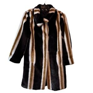FURIOUS Fur® ‘Primrose’ Trench (Women’s Small, Brown) NEW WITH TAGS